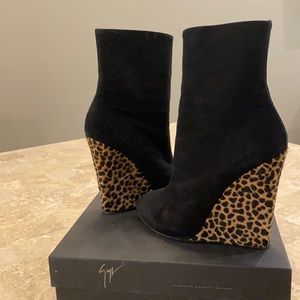 Giuseppe Zanotti Cindy 105mm wedge suede